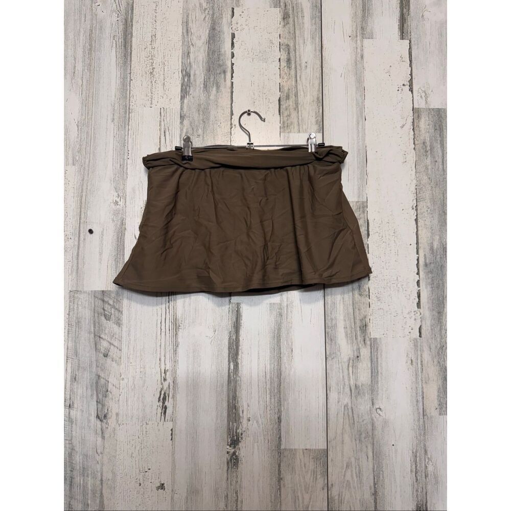 Athleta Brown Athletic Skort Women’s Size M Tennis Golf Running Skirt Built-In S